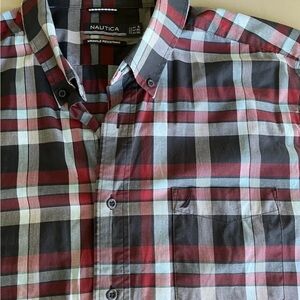 Nautica Plaid Button-Up Shirt